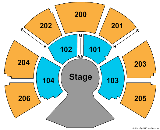 Grand Chapiteau at the Stampede Park Lot 6 Cirque du Soleil Seating Chart